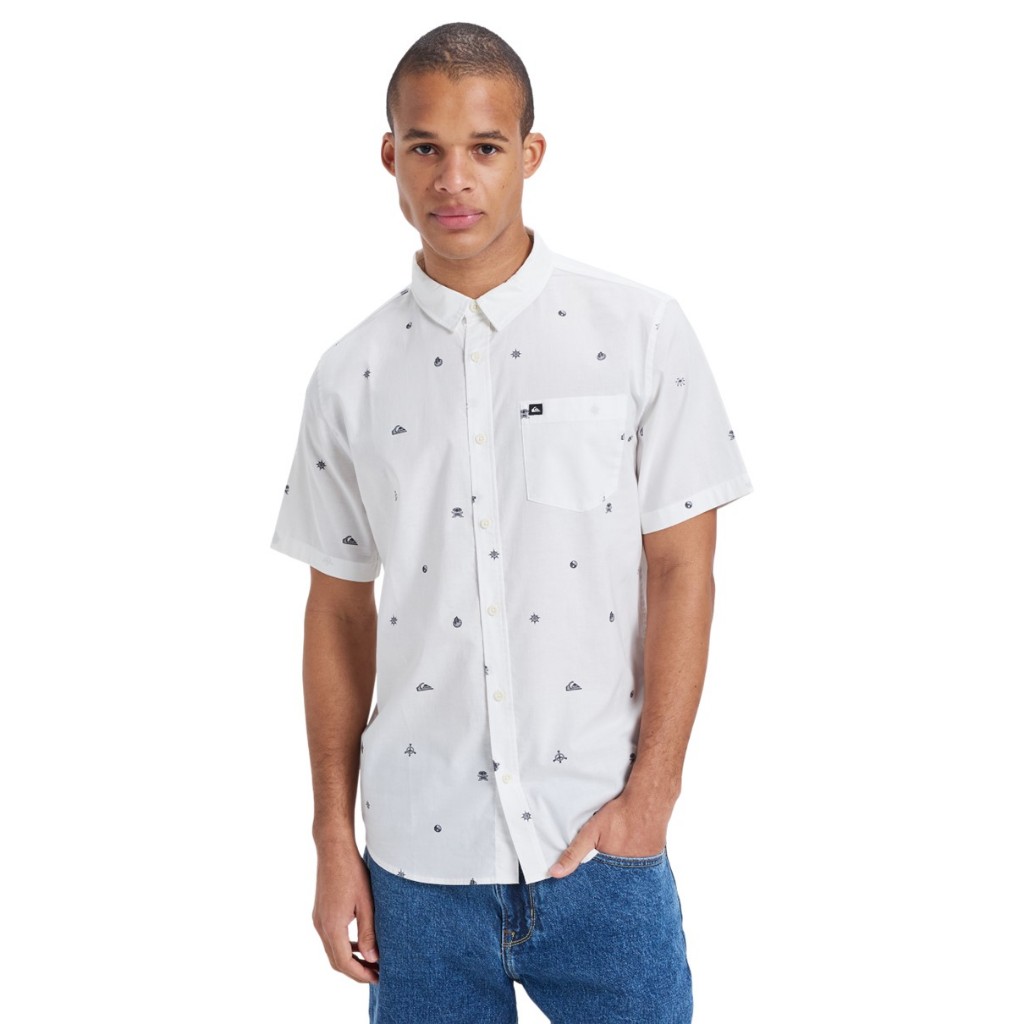 QUIKSILVER เสื้อเชิ้ตผู้ชาย Mens Apero Classic Short Sleeve Shirt (WBK6) 254 EQYWT04605-WBK6