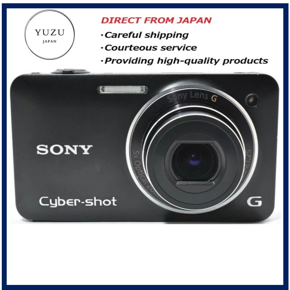 Pre-owned Product Sony Cyber-shot DSC-WX5 Digital Camera - Black | 12.2MP Exmor R CMOS, 5x Optical Z
