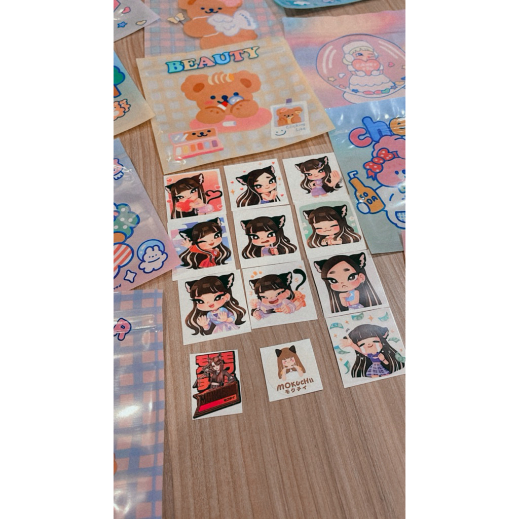 สติกเกอร์ลายน่ารักๆของ Mokuchii