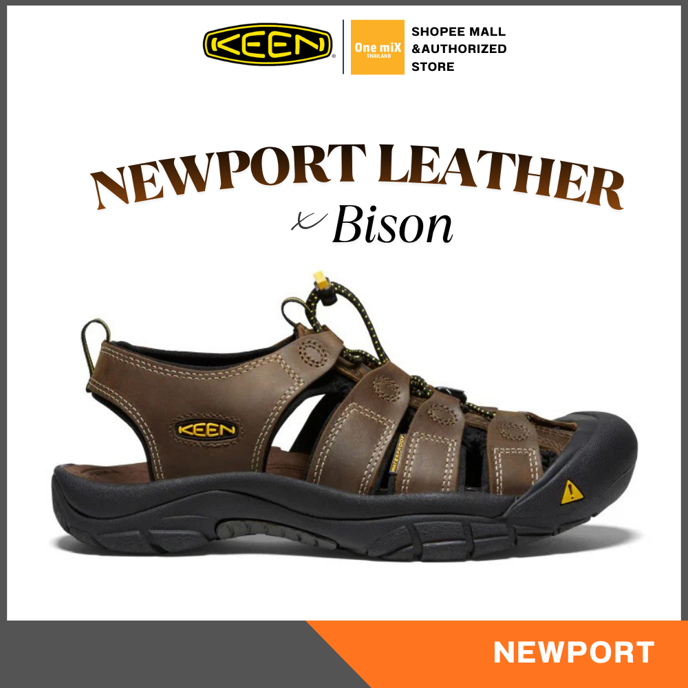 KEEN Men's Newport Leather Sandal (Bison) รองเท้าคีน หนังแท้ ชาย รุ่นฮิต