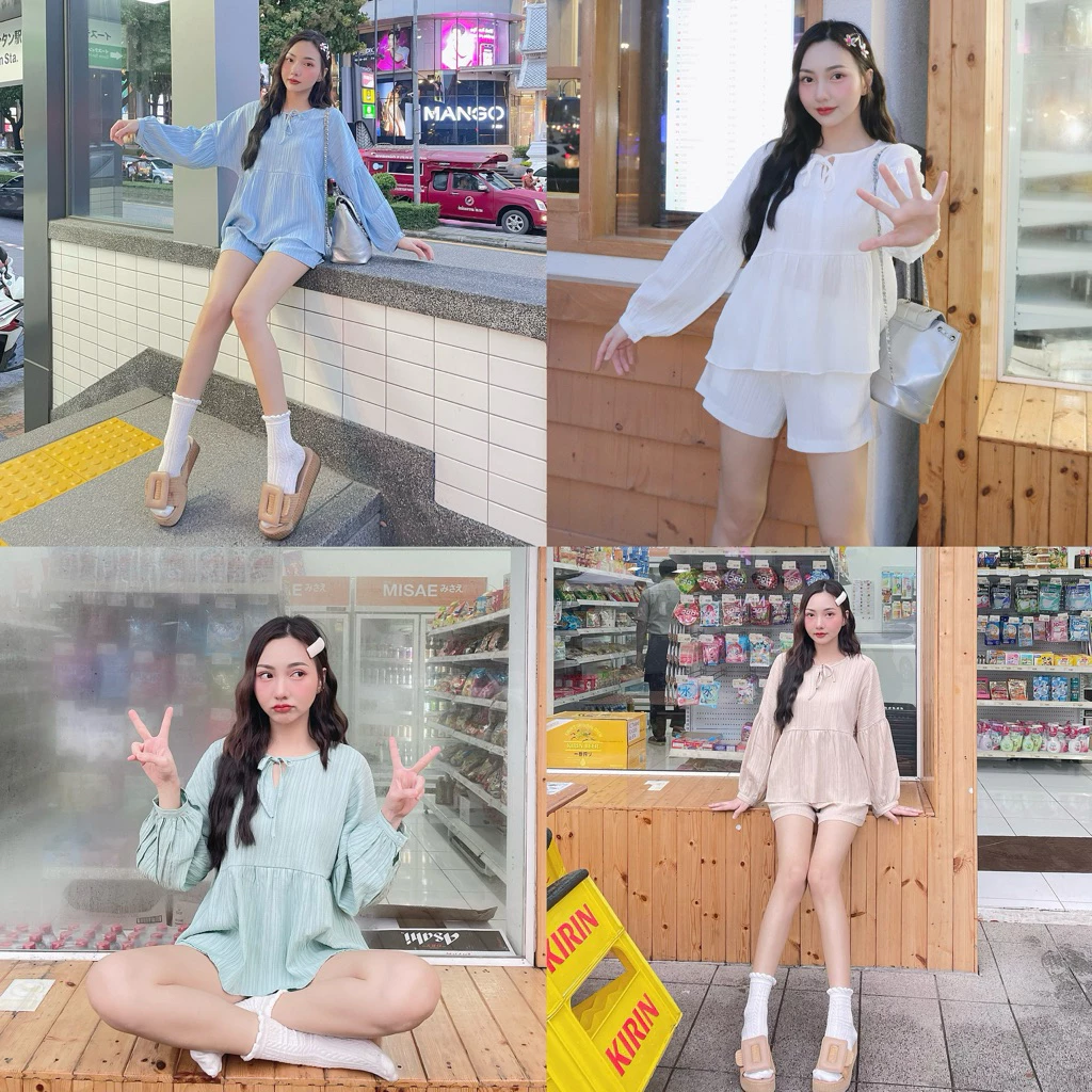 ชุดเซ็ท Iry Set (เสื้อ+กางเกง)