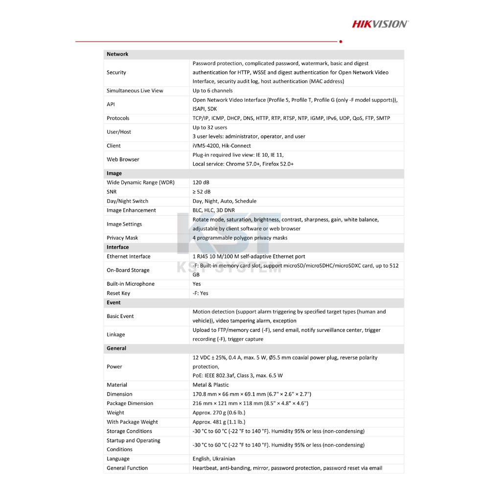 DS-2CD1043G2-LIU (4.0mm) กล้องวงจรปิด Hikvision Dual-Light IPC 4MP PoE (ไมค์) ราคา ถูกที่สุด ดีลบีเคเค แกลเลอรีภาพที่ 6