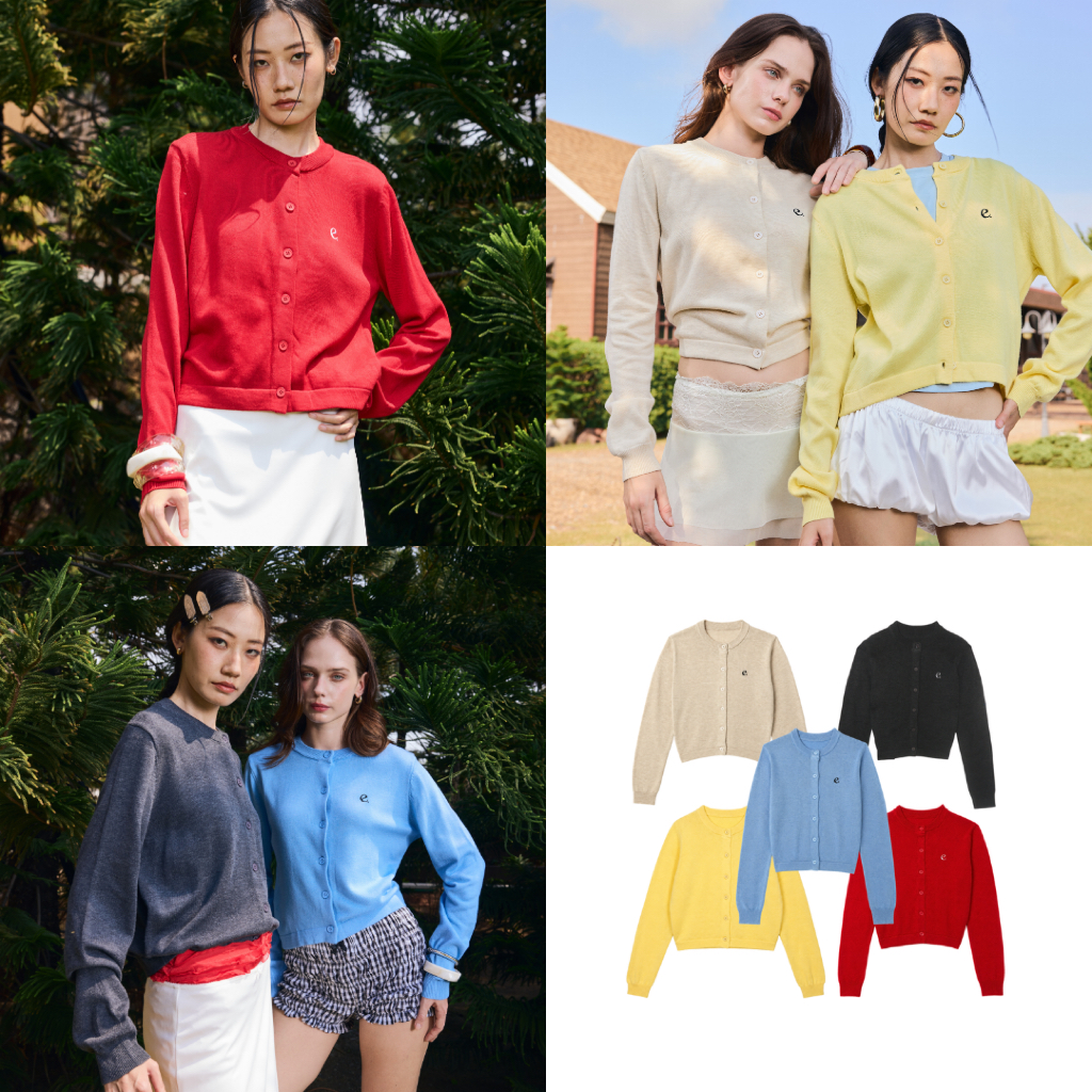 EVERYDAY - Sorbet Cardigan เสื้อคาร์ดิแกนผ้านิตติ้งคอกลม