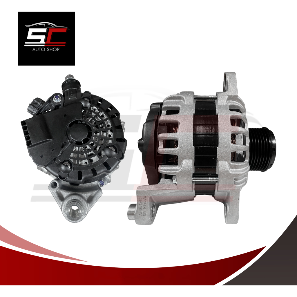 ไดชาร์จ Nissan Navara NP300 (นาวาร่า) 2.5L เบนซิน (รหัส:QR25DE) 12V 120A ปี14-ขึ้นไป สินค้าใหม่ 100%