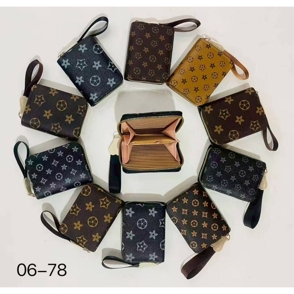 0643#กระเป๋าราคาถูก25฿ กระเป๋าสตางค์ใบสั้น กระเป๋าผู้หญิง ใส่แบงค์ใส่เหรียญ หนังPU สินค้ามาใหม่ – โปรปัง