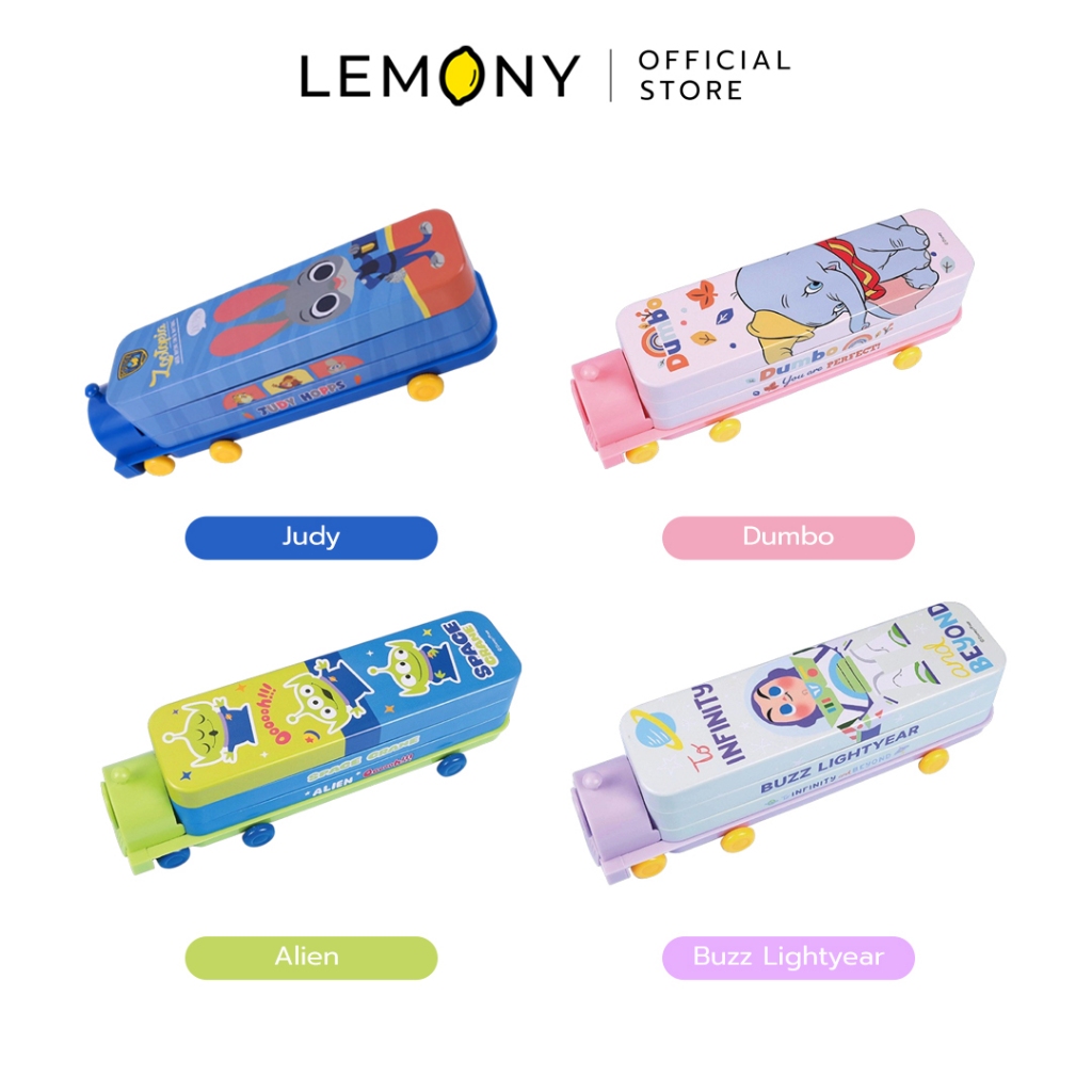 LEMONY กล่องดินสอทรงรถไฟ ดิสนีย์ Disney Collection