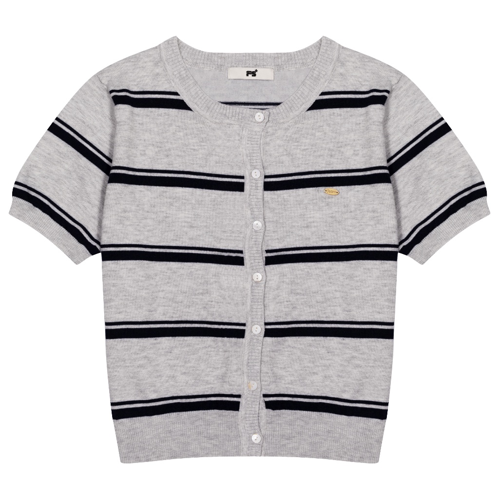 Striped Cardigan #6543 เสื้อสเวตเตอร์ถักลายทาง