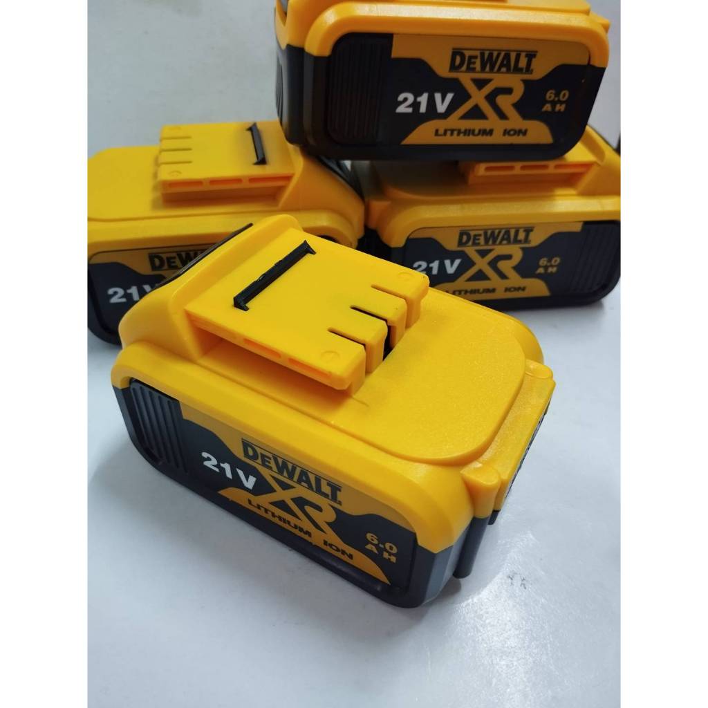 แบตเตอรี่ทรง DeWalt 21V 6000MAh แบตเตอรี่ลิเธียมเครื่องมือไฟฟ้า และอื่นๆ เก็บเงินปลายทาง