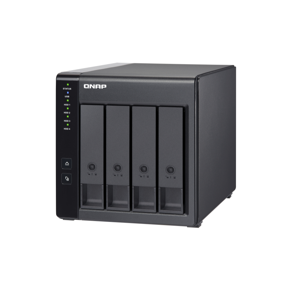 QNAP NAS TR-004 4Bay 3.5" USB 3.0 Type-C Hardware RAID MS4-001028