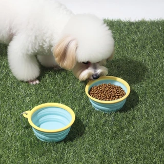 Petcho ชามซิลิโคน ชามพกพา ที่ให้น้ำหมา พับได้ ชามสัตว์เลี้ยง ขนาด ง่ายต่อการพกพา