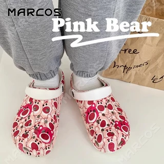 MARCOS รองเท้าแตะรูสุภาพสตรีกันลื่นกันน้ําสไตล์ใหม่ อุปกรณ์เสริม ทําเองสบาย สดชื่น ระบายอากาศได้ดี#08
