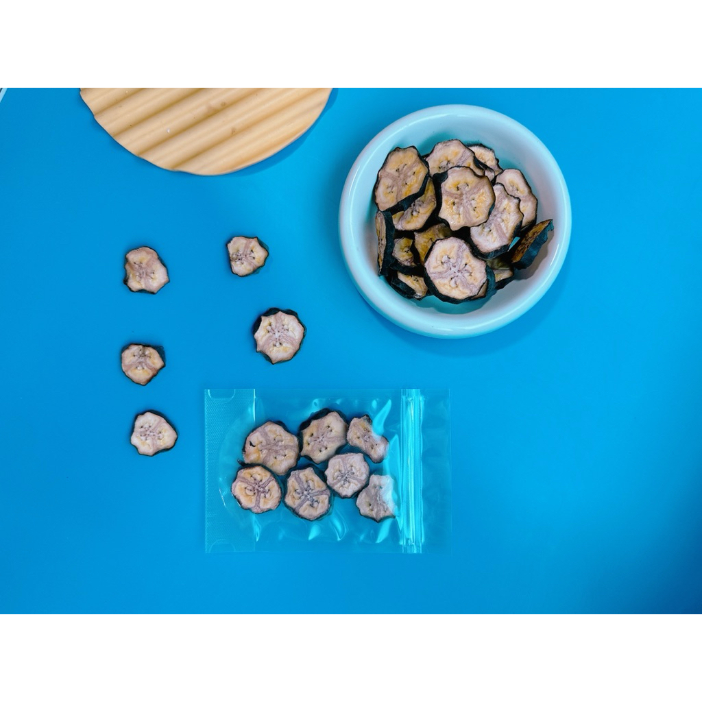 กล้วยน้ำว้าอบหนึบ chewy banana สำหรับแฮมสเตอร์ **สั่งขั้นต่ำ 50 **