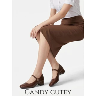 Candy Cutey รองเท้าหนังทรงแหลม ดีไซน์คลาสสิก เรียบร้อยแต่มีเสน่ห์ เหมาะทั้งวันทำงานและวันพิเศษ