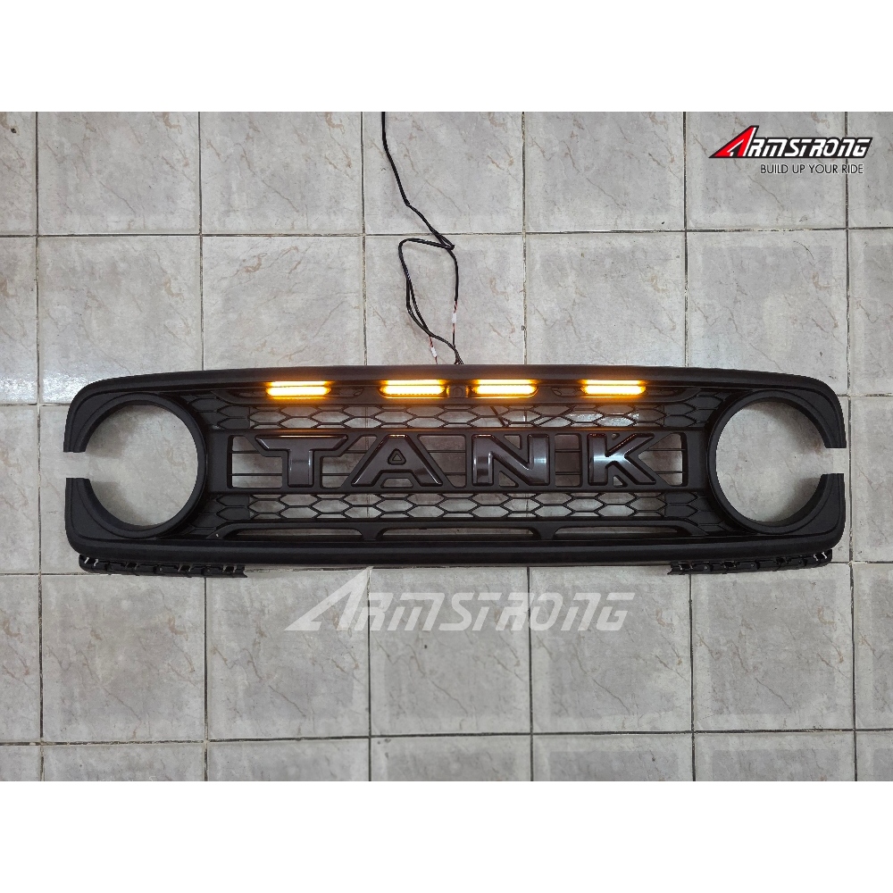 กระจังหน้า TANK300 TANK 300 V1 TK มีไฟ Daylight สีส้ม สีดำเงา *พร้อมส่งจากไทย*