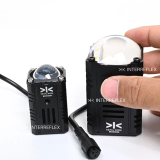 ไฟสปอร์ตไลท์มอเตอร์ไซค์ X6 Pro 100W ของแท้ แพค 2 ดวง ชุดสายไฟรีเลย์ สวิตช์ ฟิวส์