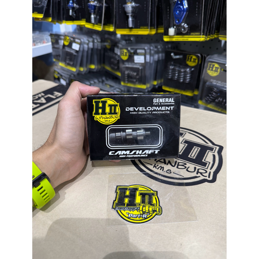 แคมซิ่ง เฮงสุพรรณ ใส่รุ่น W125iบังลม-W125R/S/X/Dream125/Nice125 ลูก57-4วาล์ว วัยรุ่นป้ายเหลือง🚸