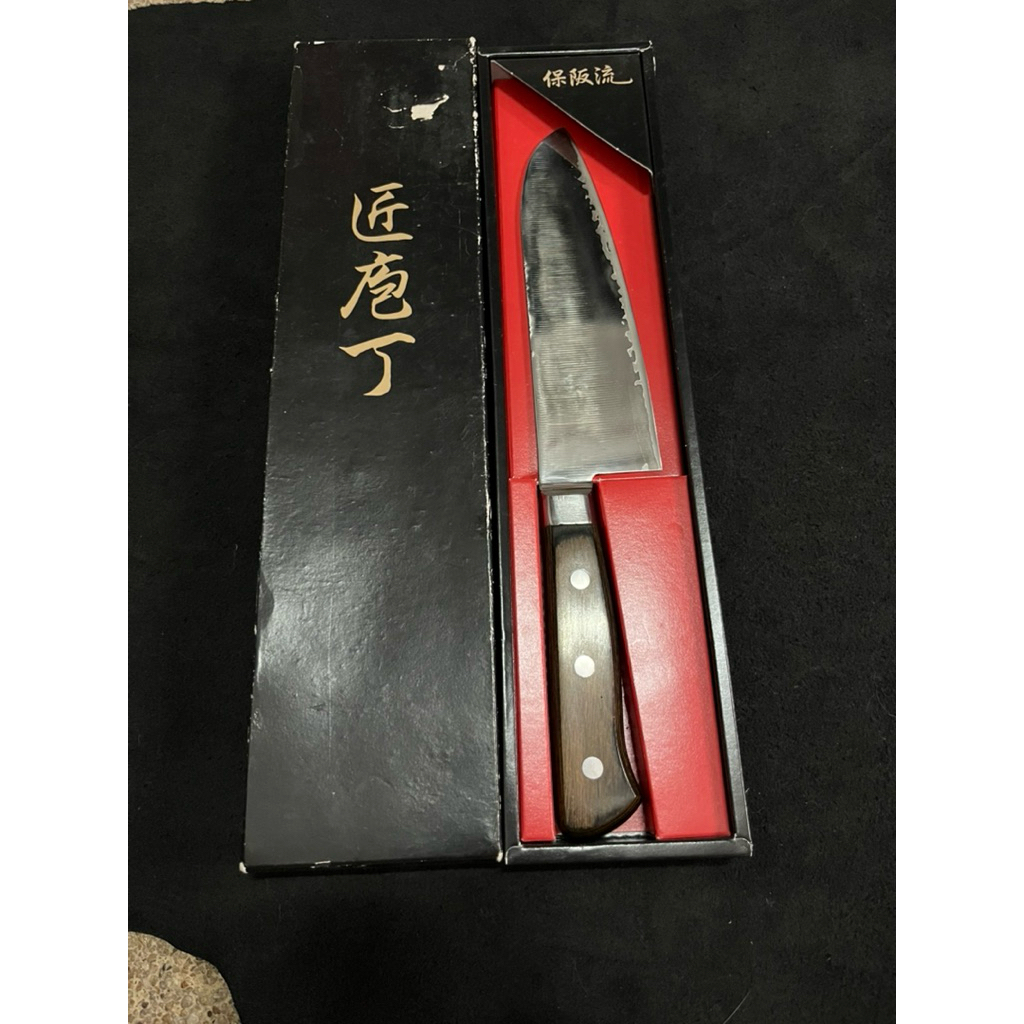มีดญี่ปุ่นมือสอง Seki Magoroku Mokuren Santoku 165mm. (Clad steel)