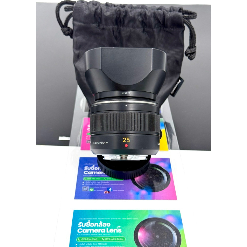 Used.Panasonic Leica  25mm. F1.4 ASPH Summilux 🔴ผ่อนได้🔴รับซื้อกล้องมือสอง