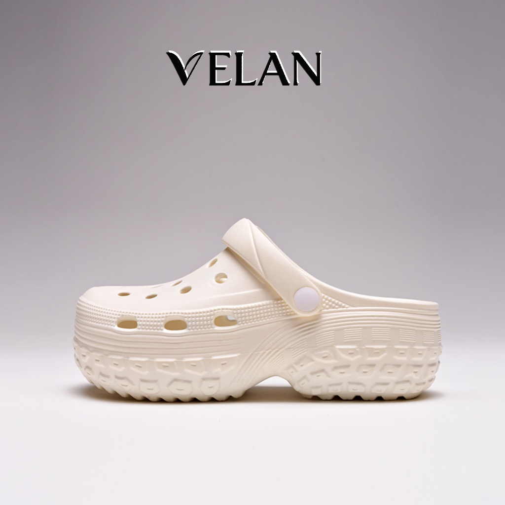 【Velan】🎀พร้อมส่ง🎀รองเท้าแตะผู้หญิง หัวกลม มินิมอล พื้นหนา EVA นุ่มมาก กันลื่น ทรงคลาสสิก ใส่สบาย G8652