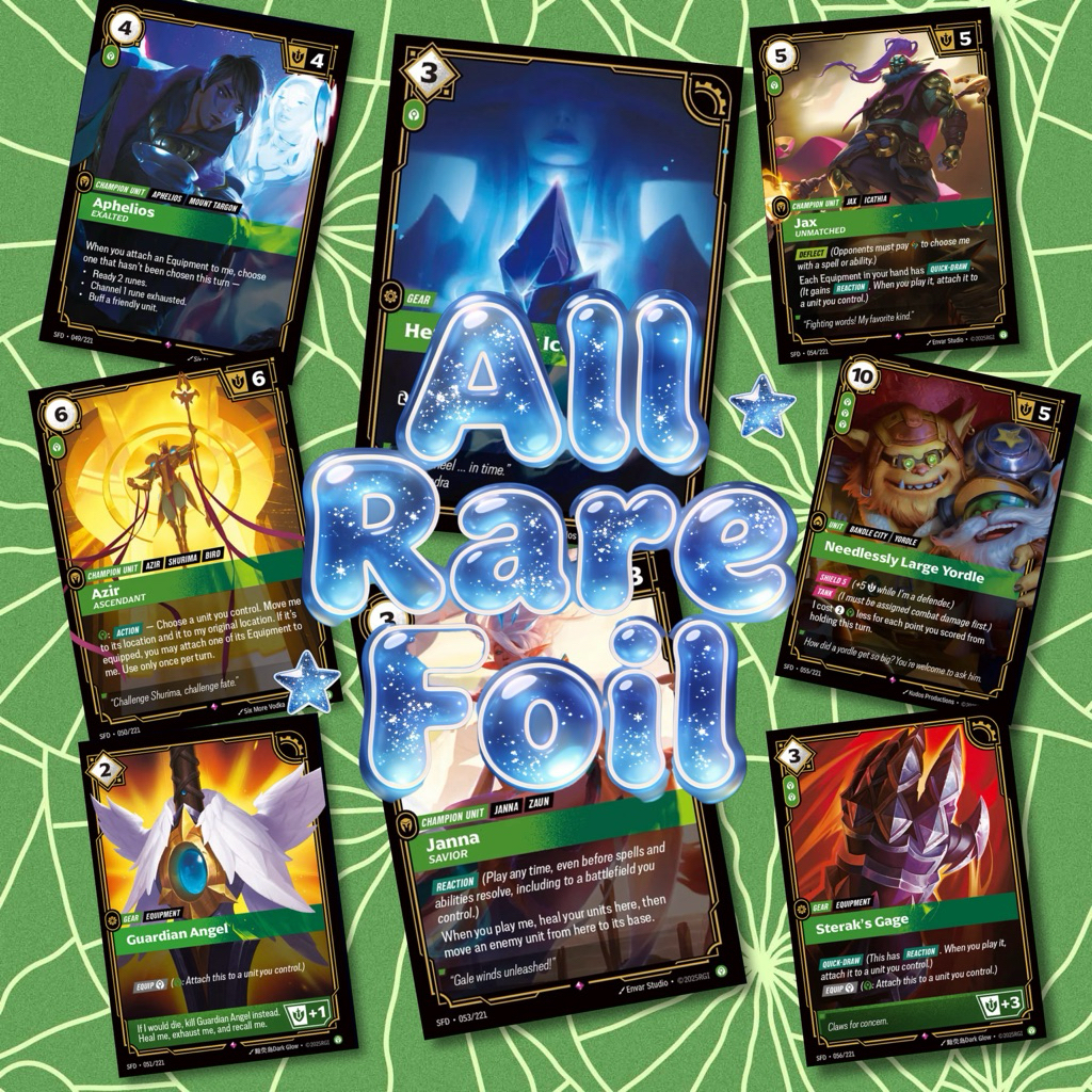 Riftbound Spiritforged Clam ระดับ Rare ( All Foil )