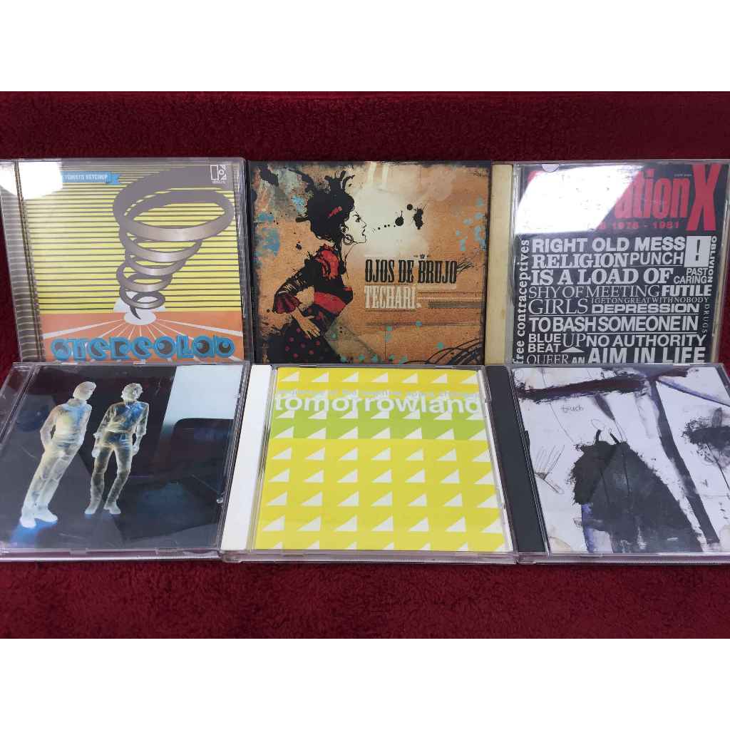 CD Generation X / John Williams / Anniversaire / T. Rex / Million Breath / The Beach Boys สภาพตามรูปปก EA85(46-90)