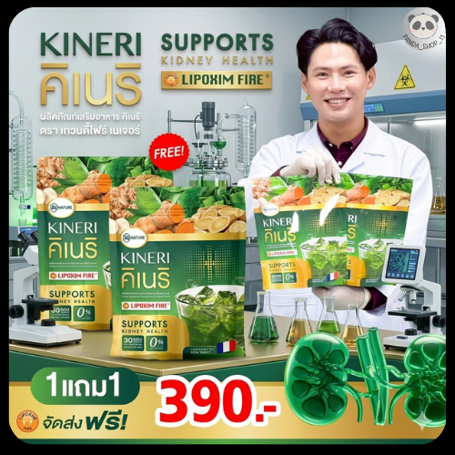 1 แถม 1  KINERI คีเนริ ผลิตภัณฑ์เสริมอาหาร คีเนรี ตรา ทเวนตีโฟร์ เนเจอร์