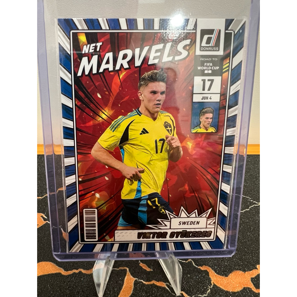 🇸🇪 [ขาย] Viktor Gyökeres - Net Marvels Insert (Donruss Soccer 2023-24)