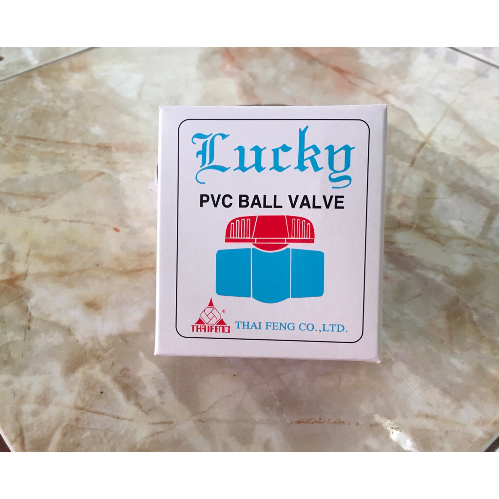 บอลวาล์วpvc 1/2” ตรา lucky