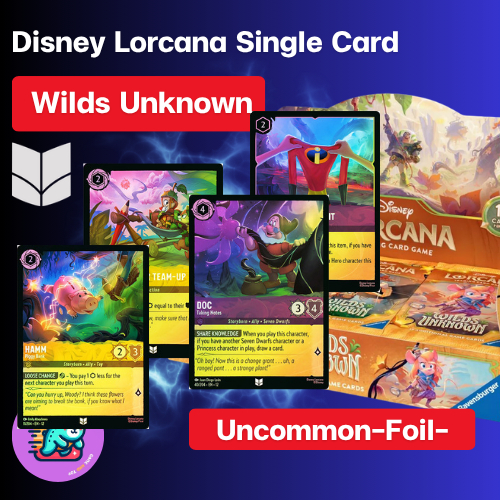 [Set 12 Wilds Unknown] Uncommon -Foil- [All color] Single Card Disney LORCANA ENG [Ravensburger]