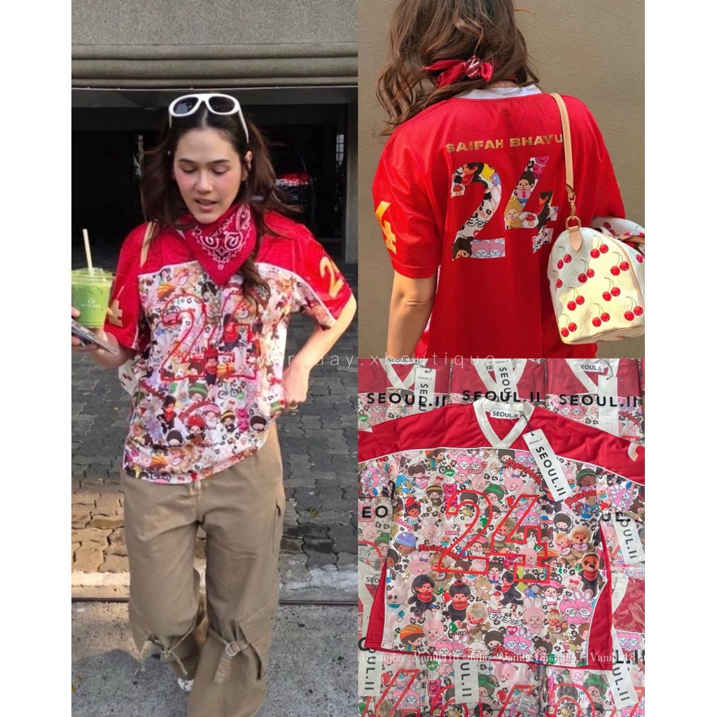 ❤️‍🔥Monchhichi เสื้อOversizeสุดคิวท์ งาน Seoul ll ❤️‍🔥