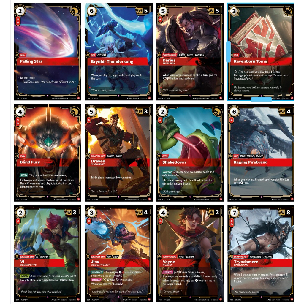 Riftbound : Origins Rare single card (Fury)