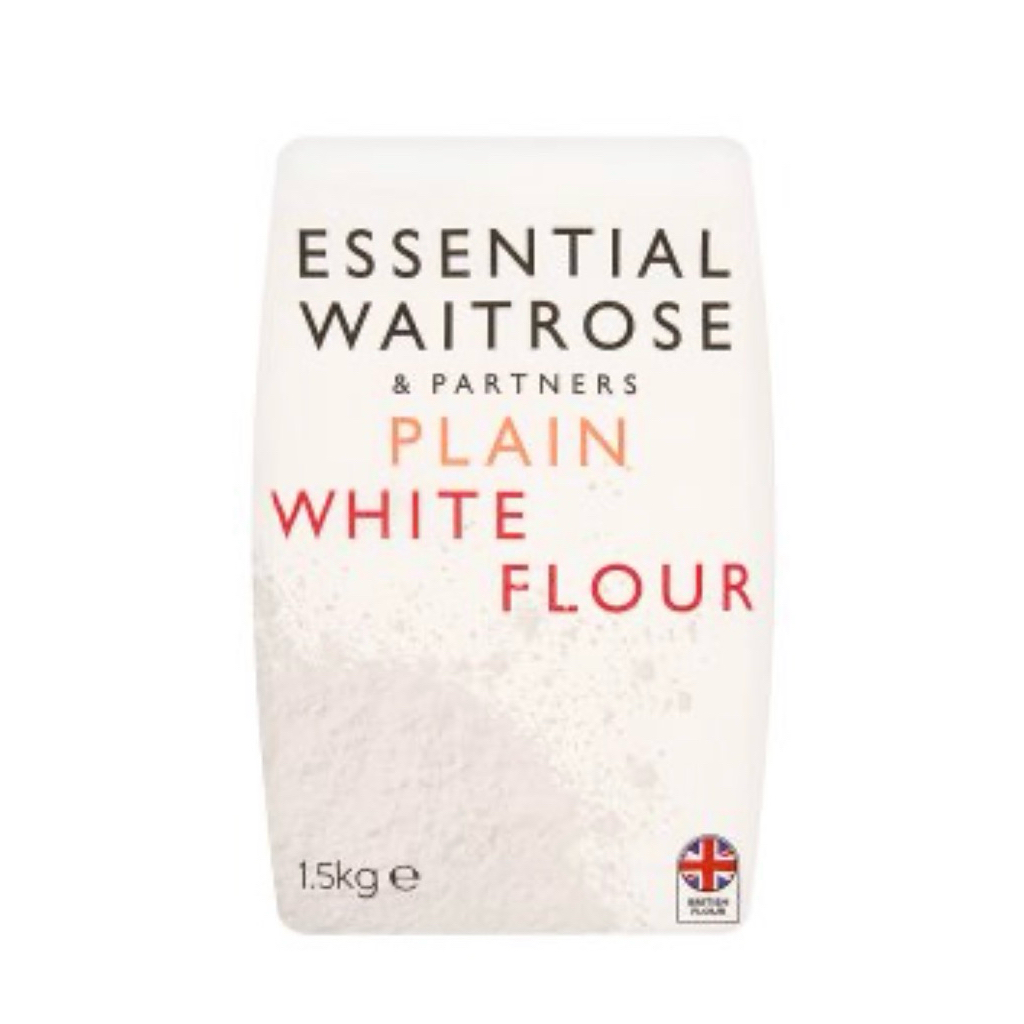 Waitrose Canadian & Very Strong White Bread Flour/Leckford Estate Plain White Flour/Essential Plain 