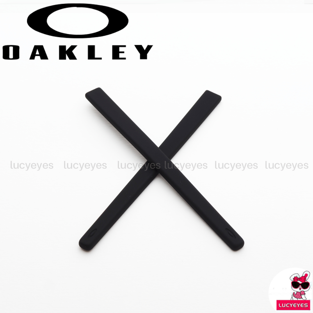 ยางขาแว่น OX5153, METAL PLATE TI สีดำ