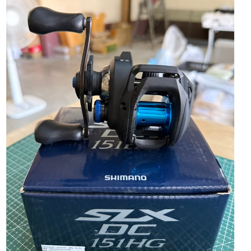 รอกเบท Shimano SLX DC 151HG หมุนซ้าย (แท้ 100%) รอกตีเหยื่อปลอม ชิมาโน่ ชิปอัจฉริยะ I-DC4 ตีไกล ลดสา