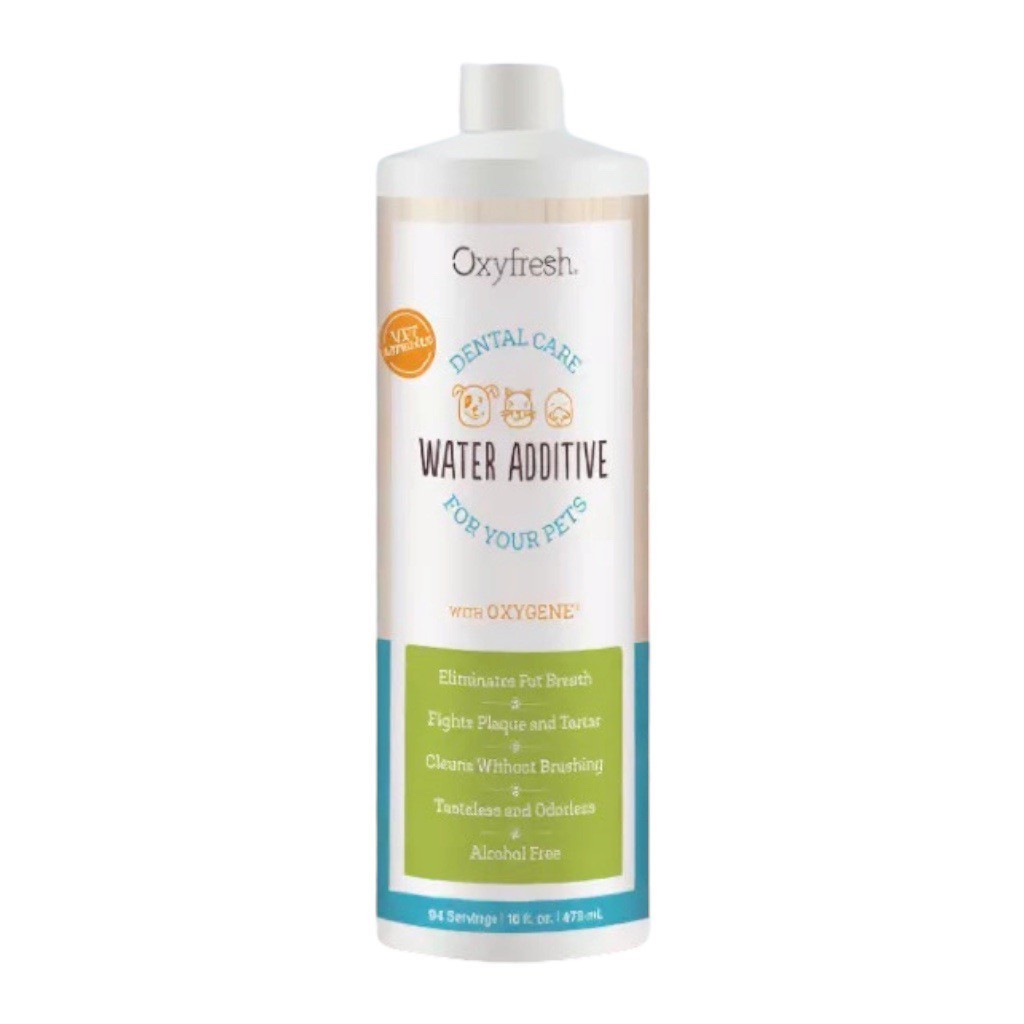 Oxyfresh WATER ADDITIVE ผลิตภัณฑ์ผสมน้ำดื่มสัตว์เลี้ยง