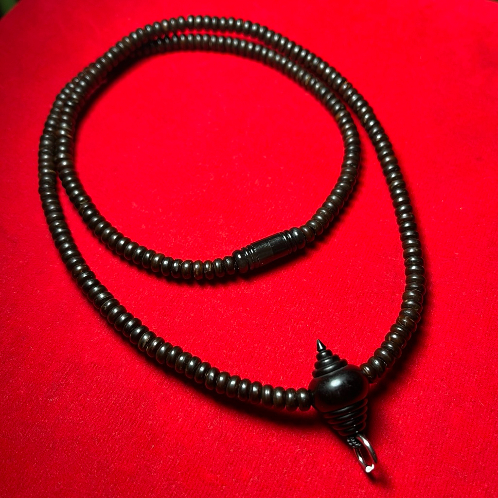 สร้อยคอ กะลาตาเดียวแท้ 100% งานสวย กลึงเองทุกขั้นตอน 🔴