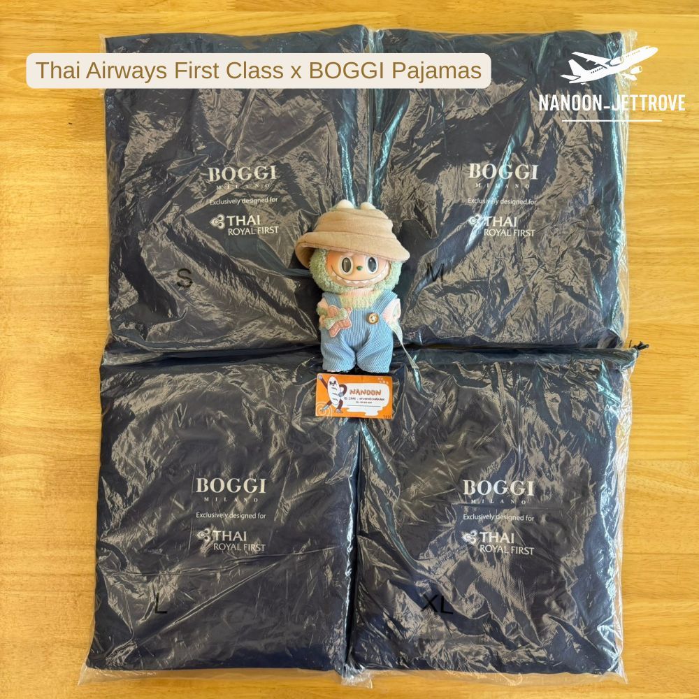 ✨NEW 2026 Boggi x Thai Airways | Boggi Milano | ชุดนอน Pajamas | การบินไทย First Class | Authentic