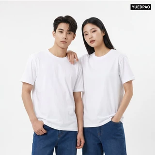 Yuedpao Ultrasoft Non-Iron (Unisex) - Round Neck สี White เสื้อยืดคอกลม สีขาว ผ้านุ่ม ใส่สบาย ไม่ต้องรีด