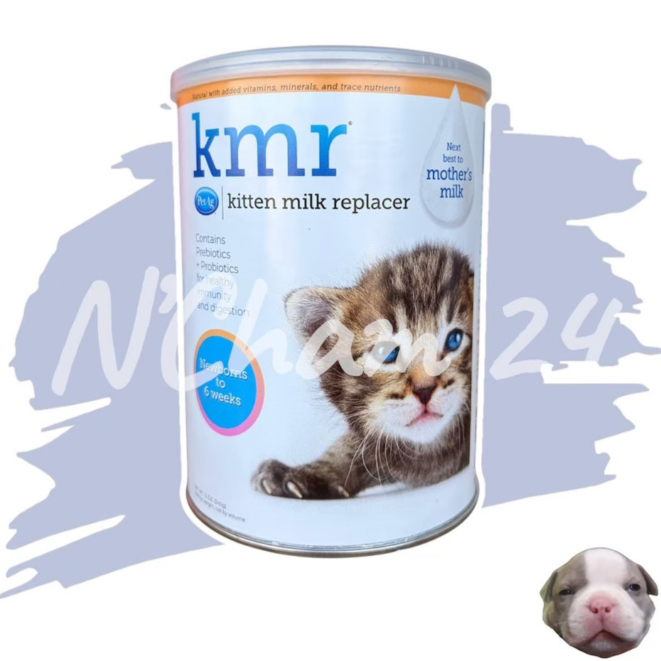 PetAg KMR powder หมดอายุ 08/2026 นมผงสำหรับ(ลูกแมว) 340g (12 oz)