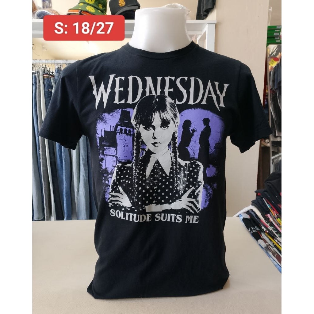 เสื้อวินเทจ เสื้อซีรีย์ Wednesday (Size S)