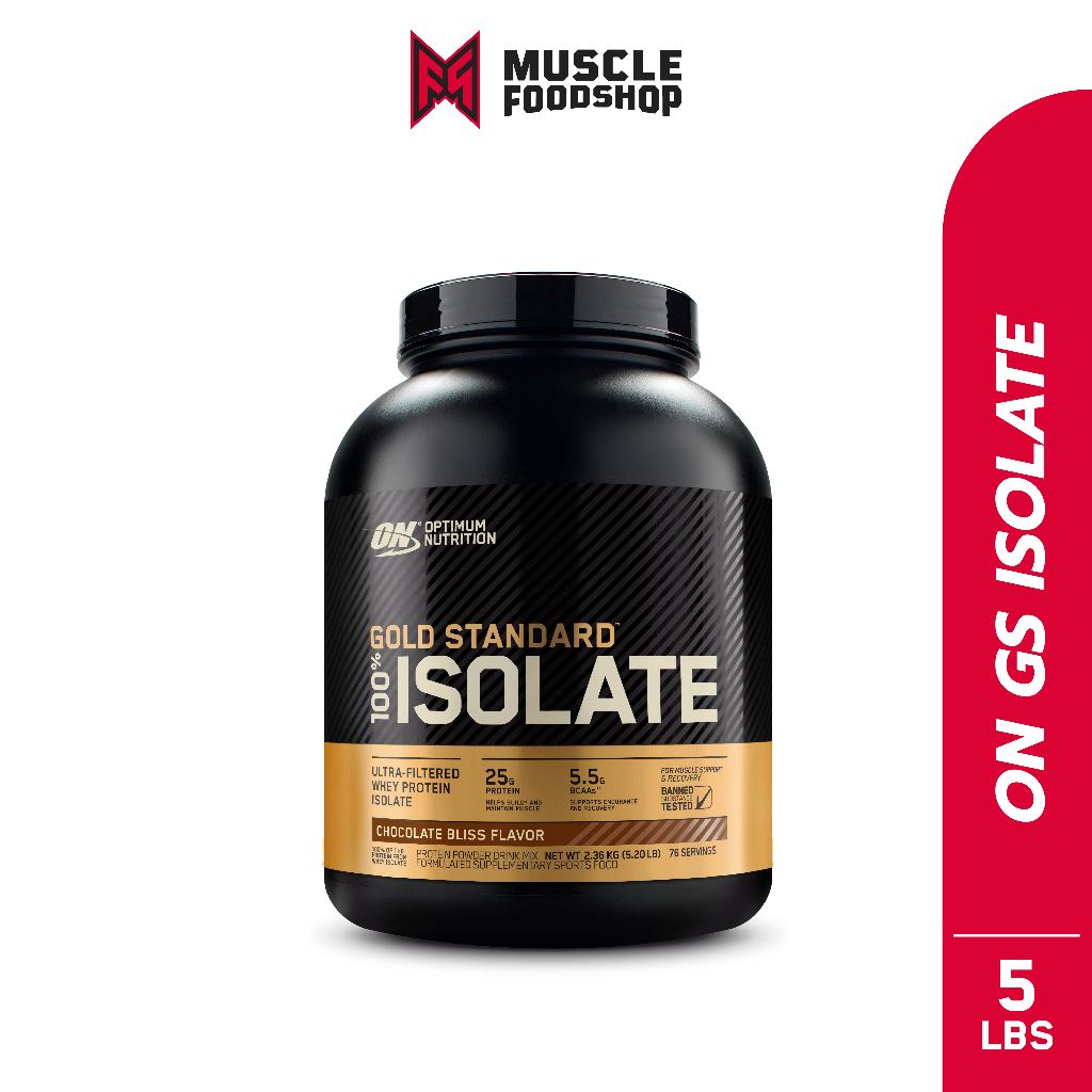 Optimum Nutrition Gold Standard Isolate Whey Protein 5.2 Lb เวย์โปรตีนแบบไอโซเลท มี 2 รสชาติ