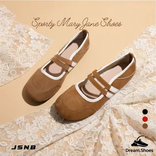 [ใหม่] ส่งฟรี รองเท้าแมรี่เจน Mary Jane พร้อมส่ง รองเท้าผู้หญิง รองเท้าคัชชู หนังนุ่ม ใส่สบาย สไตล์ลูกคุณ [LN895]