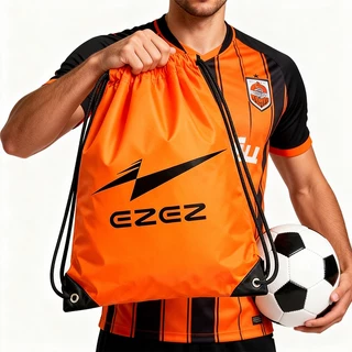 กระเป๋าเชือกรูด EZEZ（อีซี่）กระเป๋าเป้สะพายหลัง ใส่ของได้เยอะ กระเป๋าเก็บของฟิตเนสกีฬากลางแจ้ง