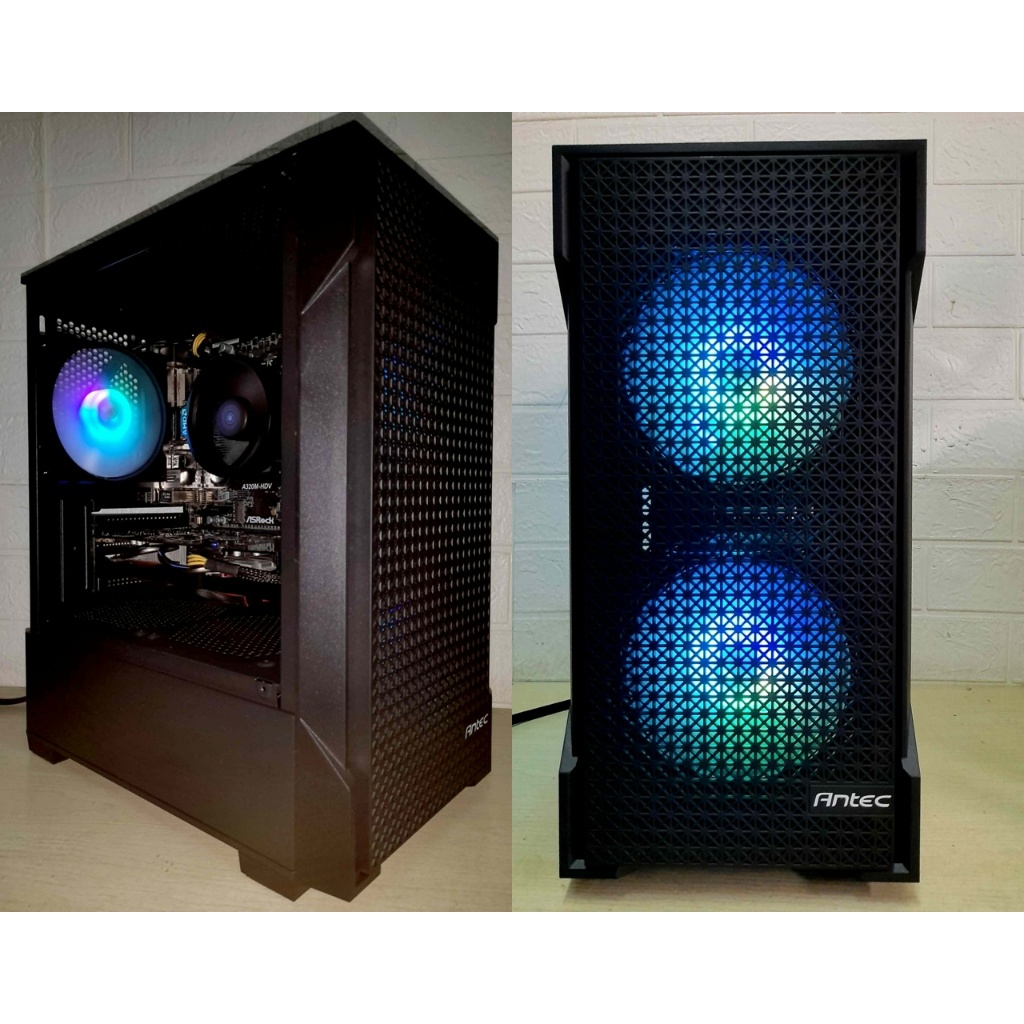 💥 Com เล่นเกมส์ ทำงาน กราฟิก 3D 💥 CPU RYZEN5 1400 + RX 460 OC 4 GB + RAM 16 GB + SSD 256 GB 💥