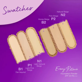 ** ตลับม่วง ** Cute Press Evory Retouch Oil Control SPF30 PA+++ คิวเพรส แป้งอิเวอร์รี่ รีทัช ออยล์ คอนโทรล