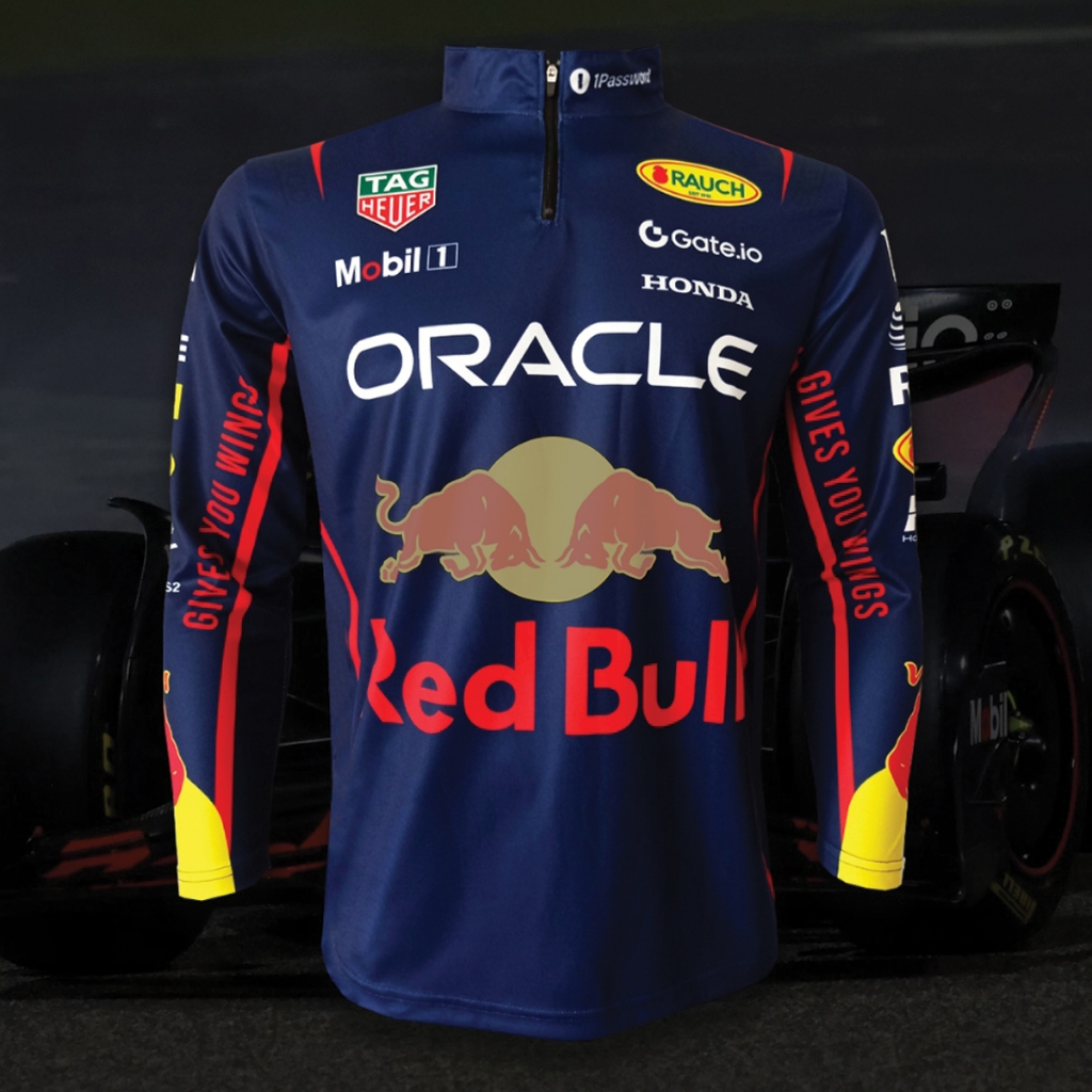 เสื้อแขนยาว F1 เสื้อฟอร์มูล่า วัน ทีม เรดบูล ปี2025 #FM0123 ไซส์ S-5XL