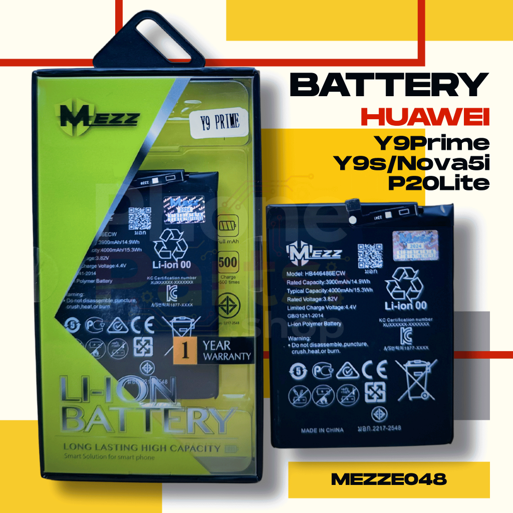 แบตเตอรี่ Battery Huawei Y9Prime/Y9s/Nova5i/P20Lite