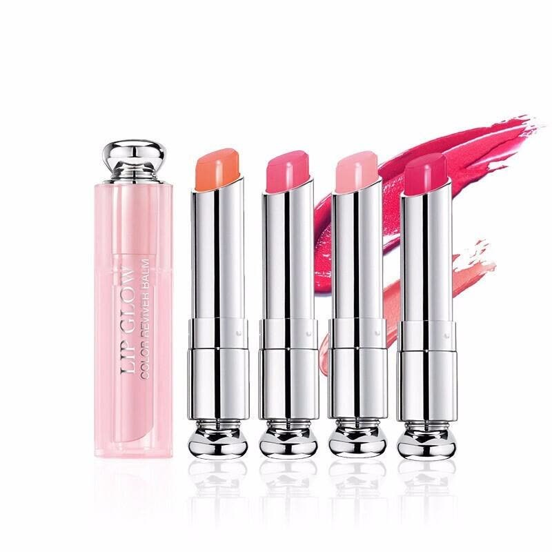 ของแท้แน่นอน จัดส่งวันนี้🍔 Dior Addict Lip Glow Natural Color Changing Lip Gloss 2025 สินค้าใหม่ 3.2 กรัม