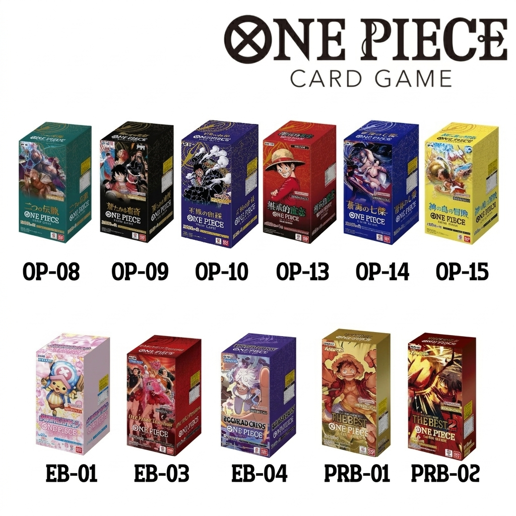 ของแท้พร้อมส่ง🌟การ์ดวันพีช One Piece TCG OP-10 OP-14 PRB-02