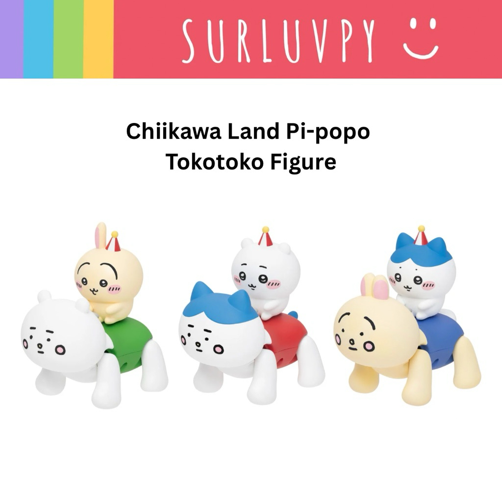[🌈พร้อมส่ง☀️] Chiikawa Land Pi-popo Tokotoko Figure โมเดล ตุ๊กตาไขลาน ชีคาวะ